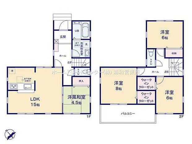 【4LDK】☆ウォークインクローゼット×2を設置☆
衣類だけでなく、鞄などの小物からスーツケースやレジャー用品などの大きな物までたっぷり収納できます♪