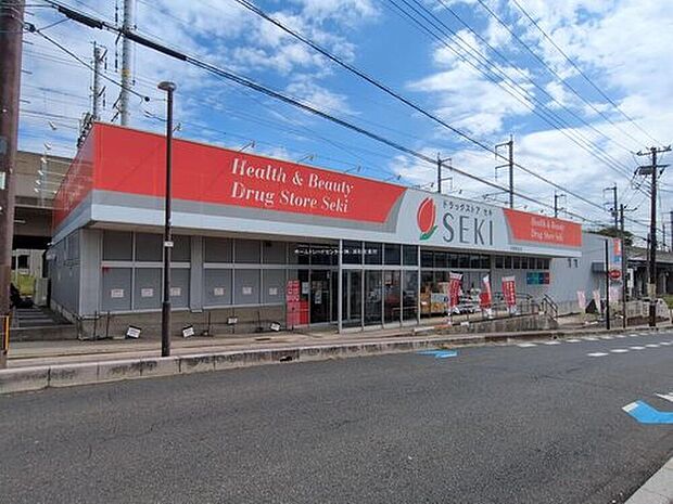 ドラッグストアセキ与野鈴谷店（約350m）