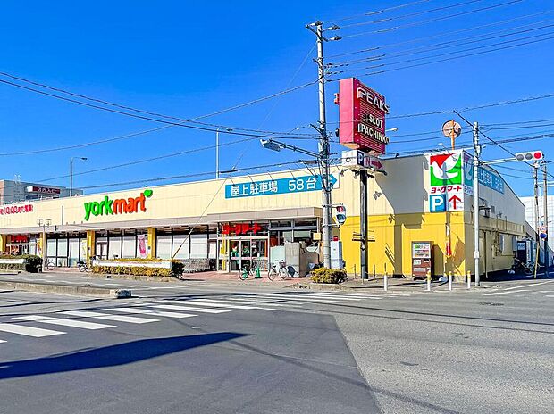 ヨークマート柳崎店（約450m）