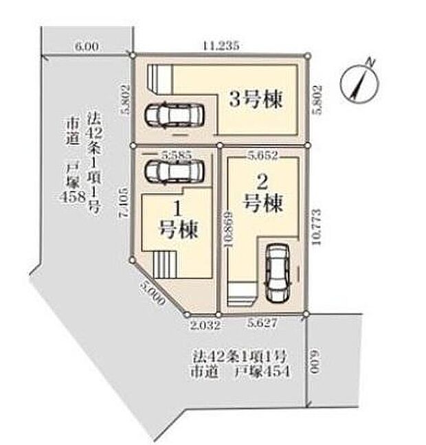 【全体区画図】駅や小中学校・スーパーなど商業施設が徒歩圏内にそろっており利便性の良い住宅です♪
ぜひ一度ご覧下さい！