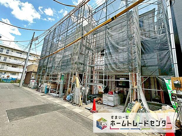 【前面道路含む現地写真】休日にご家族揃ってご見学はいかがでしょうか♪実際の現地を見てみると図面などではわからない、新たな発見もありますのでまずはお気軽にお問い合わせください♪