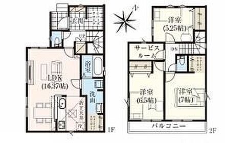 WIC×2カ所＋SIC完備！玄関横のシューズクロークには、お部屋には持って入りたくないアウトドア用品の収納も可能です。２Fの納戸はこたつも扇風機もポンポンしまえてリビング用品などしまえて便利です♪ 