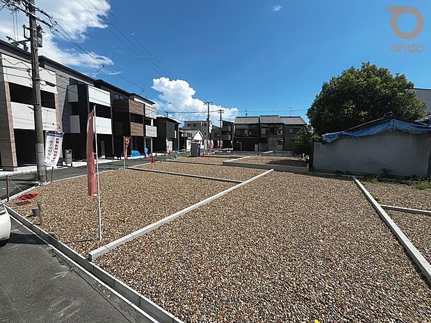 【現地外観写真】
実際の陽当たりの様子や周辺の交通量など、現地にてお確かめください♪