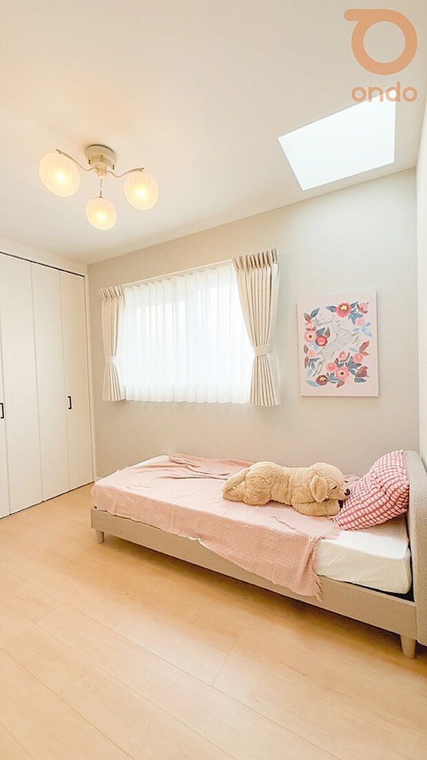 【ondo建物プラン例/洋室】
お子さまのお部屋や主寝室、書斎など、多目的にご利用いただけます。