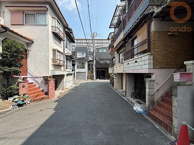 【【前道含む現地写真】】実際の陽当たりなどぜひ一度現地ご見学下さい！