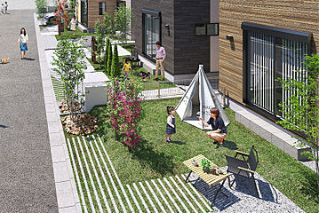 ポラスの分譲住宅 フレーベスト川越 スカイリネア 外観