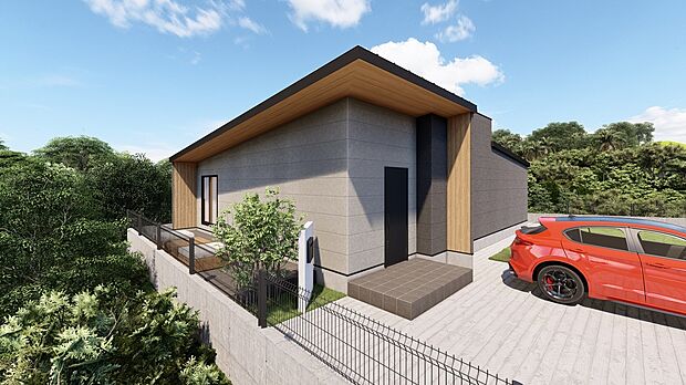 【【外観ImagePerth】】D号地:土地面積230.09m2