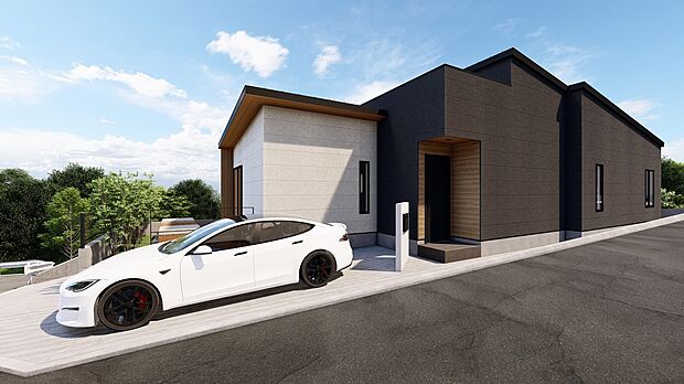 【【外観ImagePerth】】E号地:土地面積201.17m2