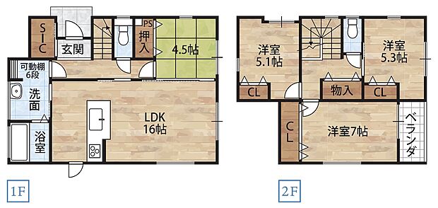 【7号地間取り図】
