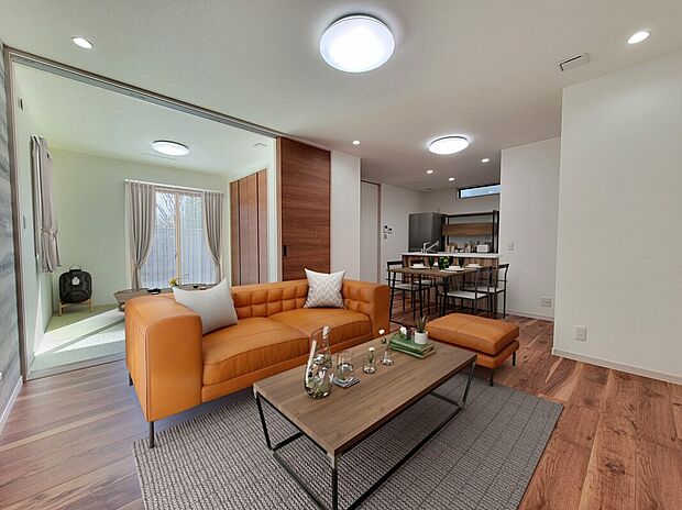 【【1号地リビング】】家具小物はイメージです。