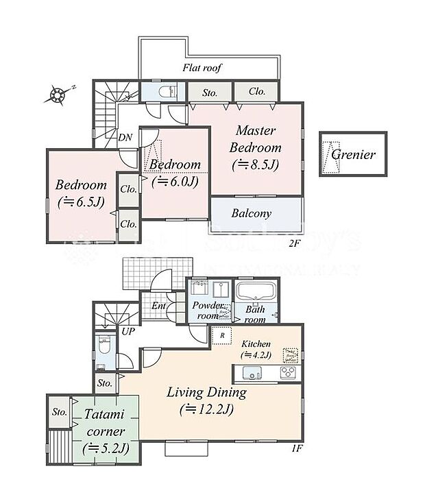 【3LDK】※図面と異なる場合は現況を優先
