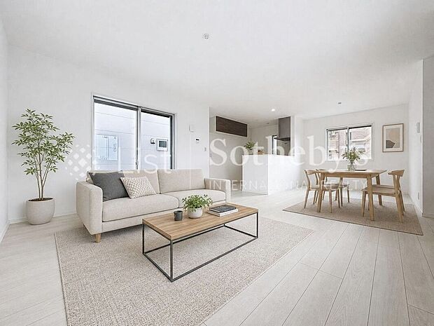 【その他】【類似内観施工例】掲載写真は同社施工例です。実際の建物とは、内装・床や壁の色・設備の仕様や配置などが異なります。※本画像はAIによるバーチャルステージングを施したイメージです。
