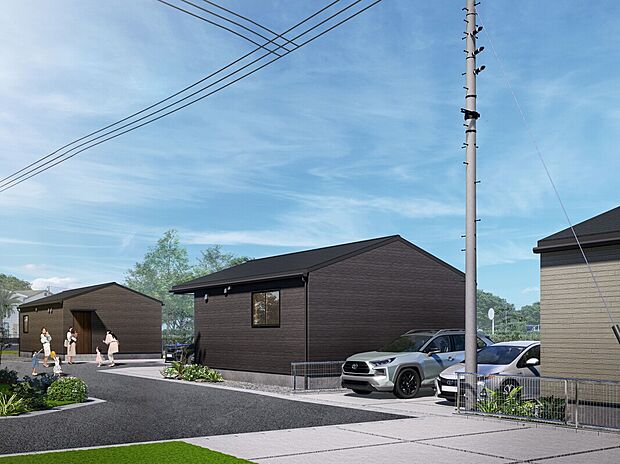 【【革新的なコンセプト住宅　スマート平屋】】静けさの中にある品格と、無駄をそぎ落としたデザイン性。
あらゆるニーズに対応する平屋の街が誕生します！