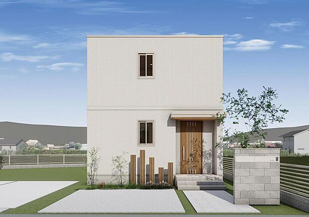 【建物プラン例(パース・外観)】建物プラン例(4号地)建物価格2840万円、建物面積94.46m2