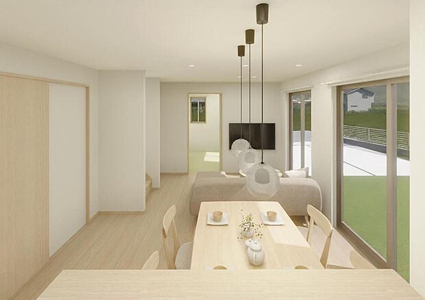 【建物プラン例(パース・内観)】建物プラン例(4号地)建物価格2840万円、建物面積94.46m2
■業界トップクラスの60年長期保証
構造体等の60年長期保証に加え、住宅設備も10年保証で安心!