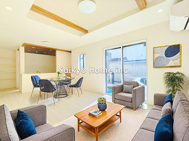 リビング※家具等はCG加工しております