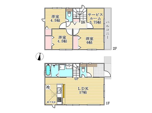 １号棟間取り図