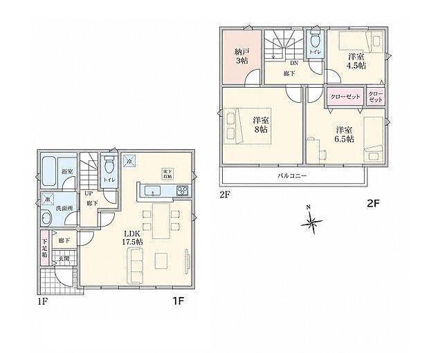 1号棟間取り図