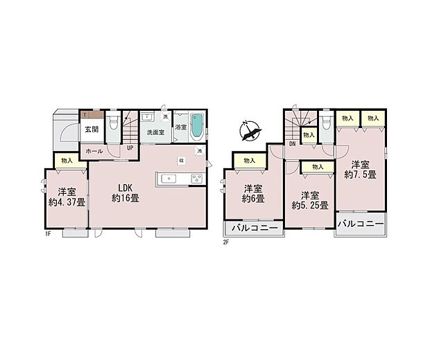 A号棟間取り図