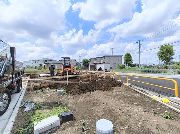 【現地写真】完成は2026年11月を予定しております。