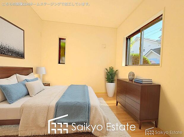 寝室※家具類はCG加工しています。

