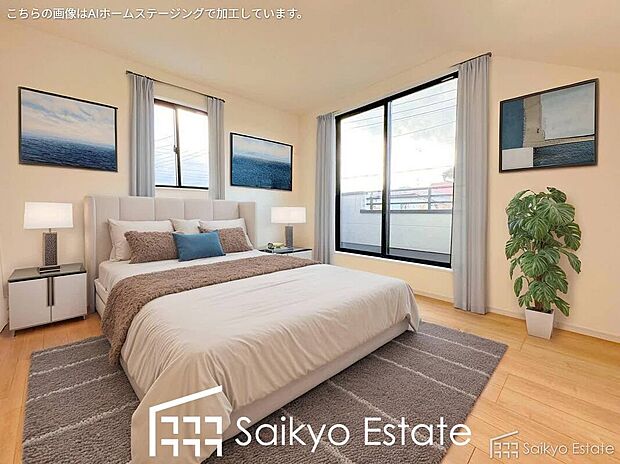 寝室※家具類はCG加工しています。