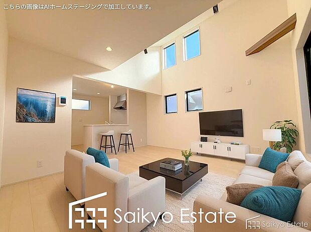 リビング※家具類はCG加工しています。