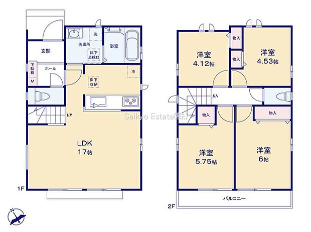 間取り図（B号棟）