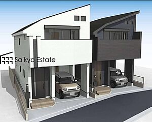 中野区大和町4丁目　新築分譲住宅　全2棟 外観