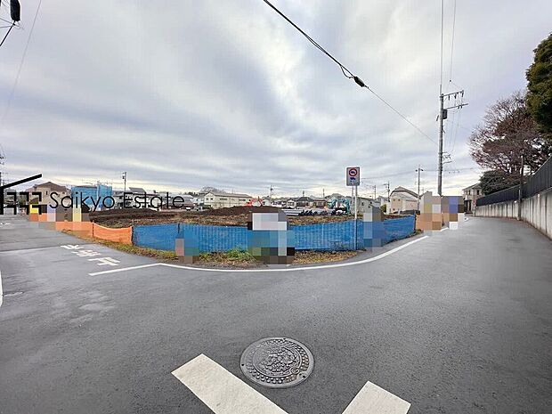 前面道路を含む現地写真