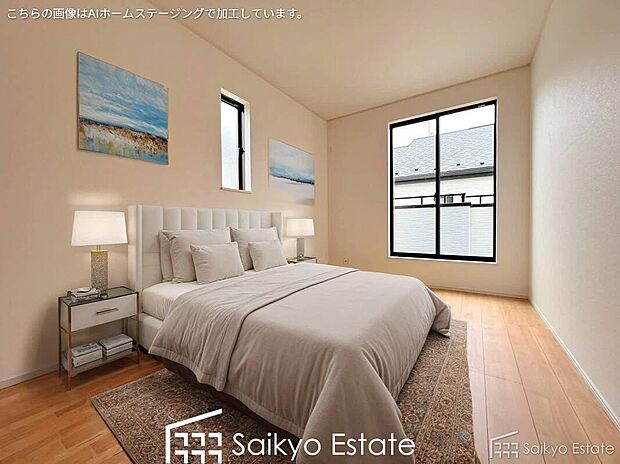 洋室（A号棟）※家具類はCG加工しています。

