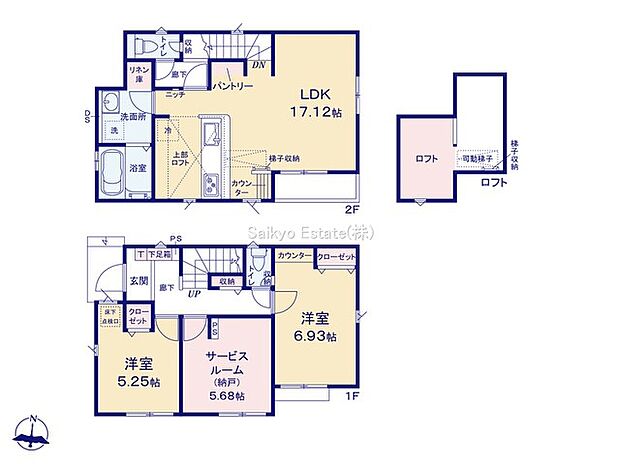 間取り図（1号棟）
