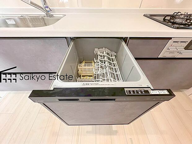 【【食洗機】】手洗いよりも経済的で家計に優しい「ビルトイン食洗機」が標準装備なのはママの強い味方ですね。