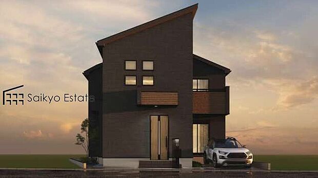 【外観完成予想図】住宅性能表示制度において6項目の最高等級を取得！耐震性などに優れ、ホルムアルデヒド対策などが施された安心な邸宅です！