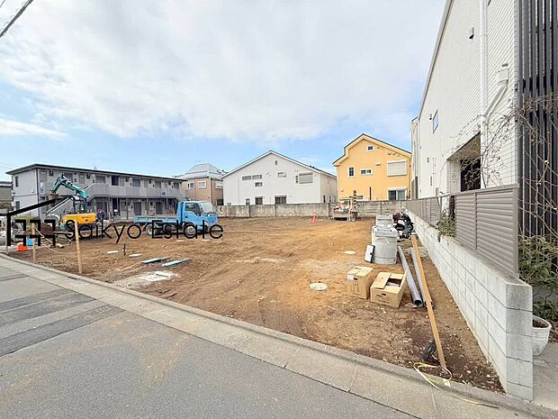 【現地土地写真】土地建物総額【7890万円～】建物価格1690万円より承ります。フリープラン住宅！全6区画の土地での分譲となります！