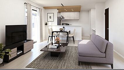 内観完成予想図(リビング)