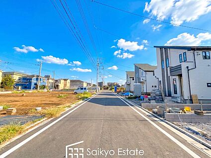 前面道路を含む現地写真