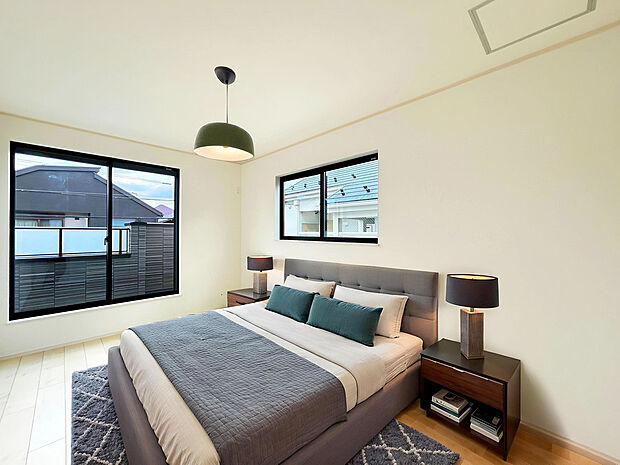 【施工例:Room】
耐震等級3など住宅性能表示制度6項目最高等級。
設計・建設住宅性能評価書を取得した高品質な住宅。