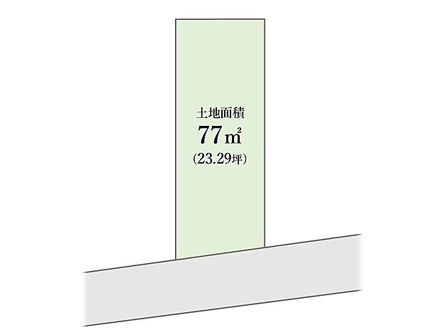 【区画図】
東京メトロ丸ノ内線始発駅「方南町」駅徒歩8分！静穏な住宅街に約23坪の宅地が限定1区画誕生！徒歩圏内で生活が整う暮らしやすい立地。都会の喧騒から離れた静穏な環境で叶うゆとりある暮らし。