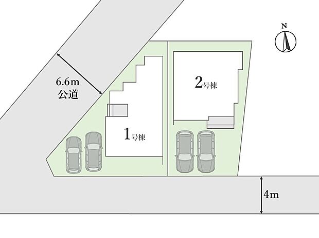 【全体区画図】
幼稚園や保育園、小学校など教育施設徒歩12分圏内。
お子様が気軽に遊べる公園が徒歩9分圏内に点在している緑豊かでのびのびとした住環境。