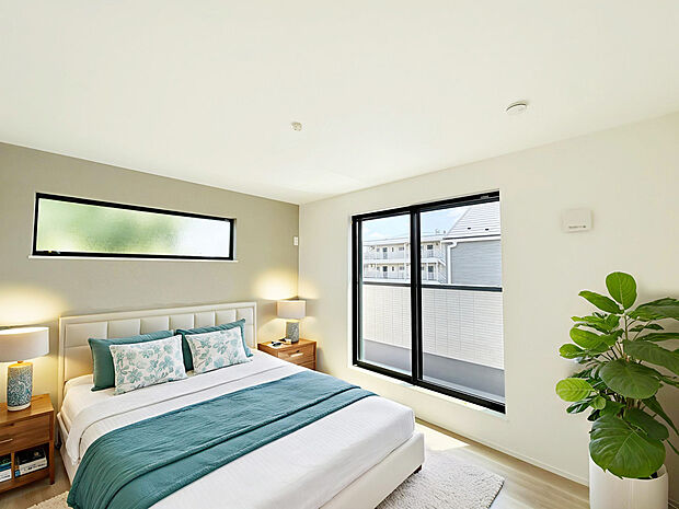 【【施工例：Room】】全居室に収納スペースが備わっており、上手に利用することで居室を広くキレイに利用可能にしてくれます！