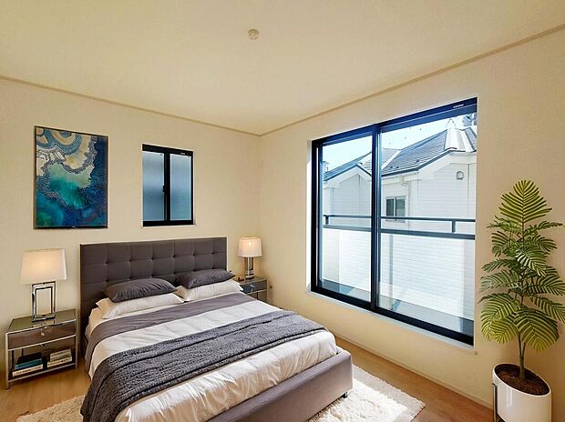 【【建物プラン例：Room】】全居室2面で明るく通風良好のプランでの建築可能！
建物面積：95m2｜建物参考価格：2000万円
