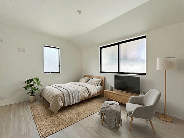 【【Room：6.8帖】】駅近という都市生活の軽快さと、ゆとりある住空間を一邸に凝縮した、これからの暮らしに相応しい住まい。本画像はCGで作成しており、実際に現地に家具は配置しておりません。