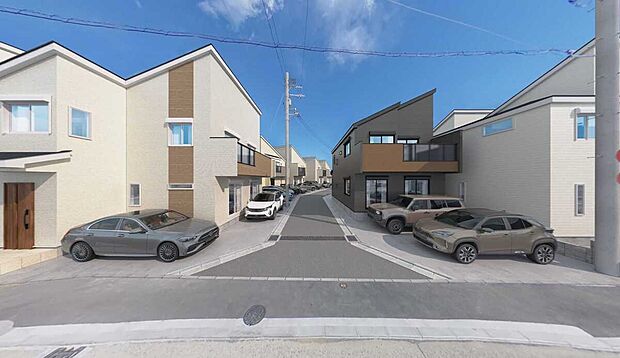 全17等開発分譲地完成予想図