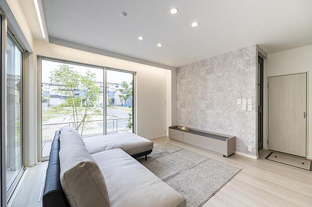 リビング【5号地】(2024年6月撮影)