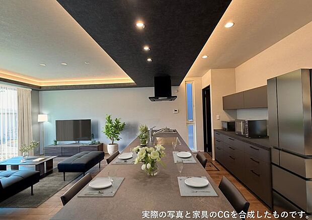 キッチン【3号地】(2026年5月撮影)センサー水栓・深型食洗器付きアイランドキッチン