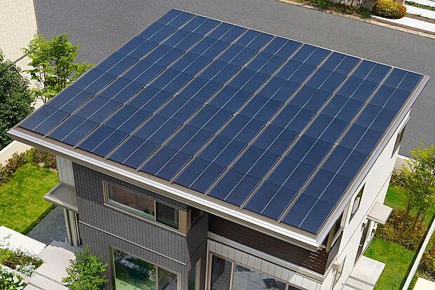 【太陽光発電システム】テレワークで自宅の電力消費が増えても安心。※メーカーのモデルチェンジより、形状が変更となる場合があります。