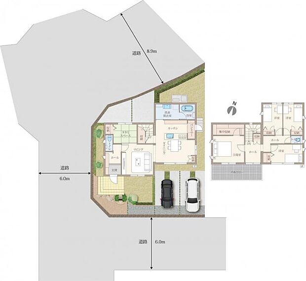 【5ＬＤＫ】【6-1号地】