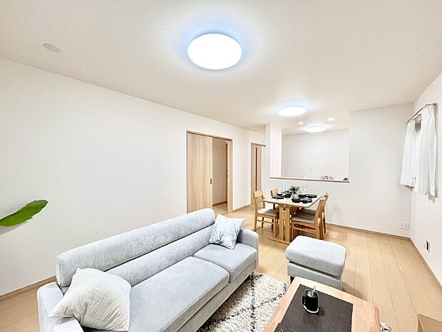 16帖のＬＤＫは家族みんなの快適空間！家族のつながりを強くする大事なスペースです。 