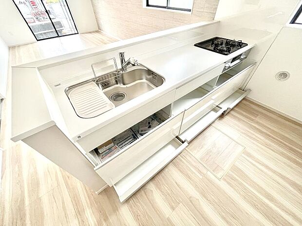 【スライド収納】使いやすさを優先したスライド式収納タイプ!